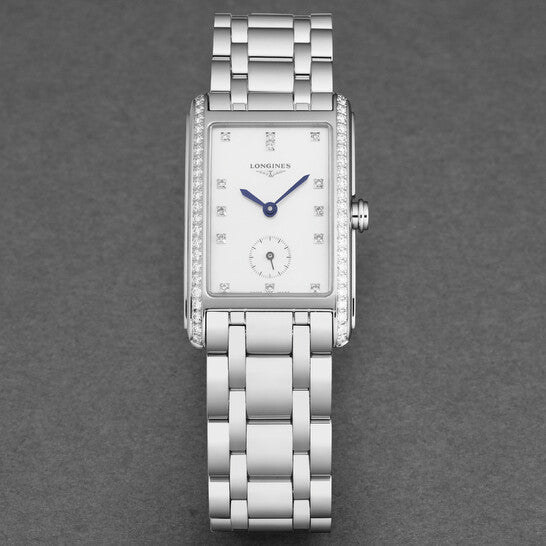 Longines Dolcevita Quartz Diamond White Mother of Pearl Dial Ladies Watch  Item No. L5.512.0.87.6