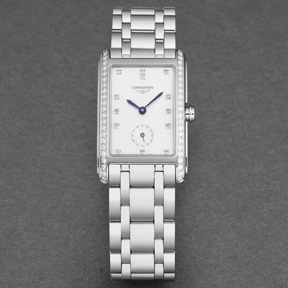 Longines Dolcevita Quartz Diamond White Mother of Pearl Dial Ladies Watch  Item No. L5.512.0.87.6