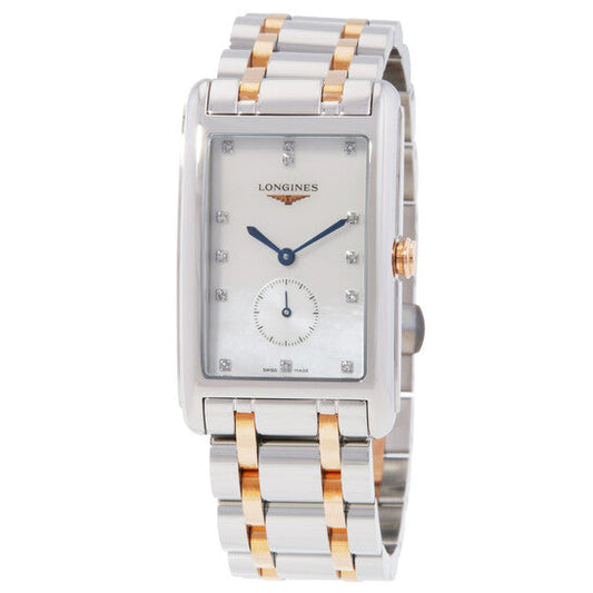 Longines DolceVita Quartz Diamond White Mother of Pearl Dial Unisex Watch  Item No. L5.755.5.87.7
