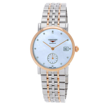 Longines Elegant Automatic Diamond White Dial Ladies Watch  Item No. L4.312.5.87.7