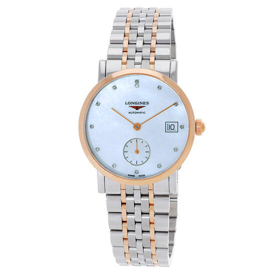 Longines Elegant Automatic Diamond White Dial Ladies Watch  Item No. L4.312.5.87.7