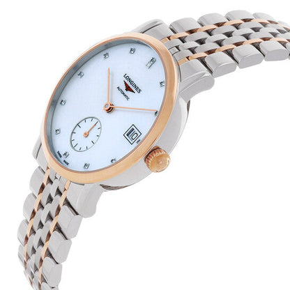 Longines Elegant Automatic Diamond White Dial Ladies Watch  Item No. L4.312.5.87.7