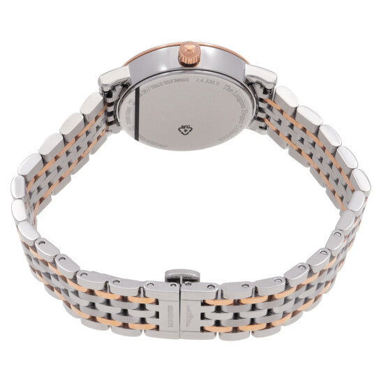 Longines Elegant Quartz Moon Phase Diamond White Dial Ladies Watch  Item No. L4.330.5.87.7