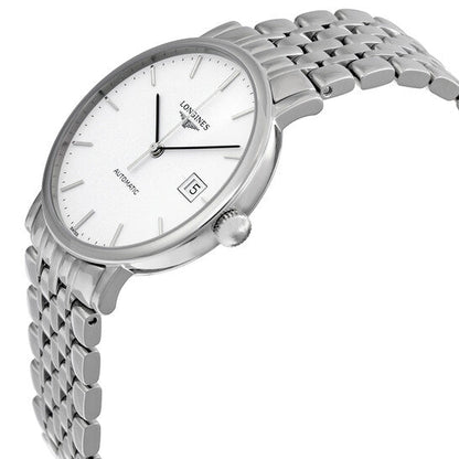 Longines Elegant White Dial Stainless Steel Automatic 37 mm Watch  Item No. L481041236