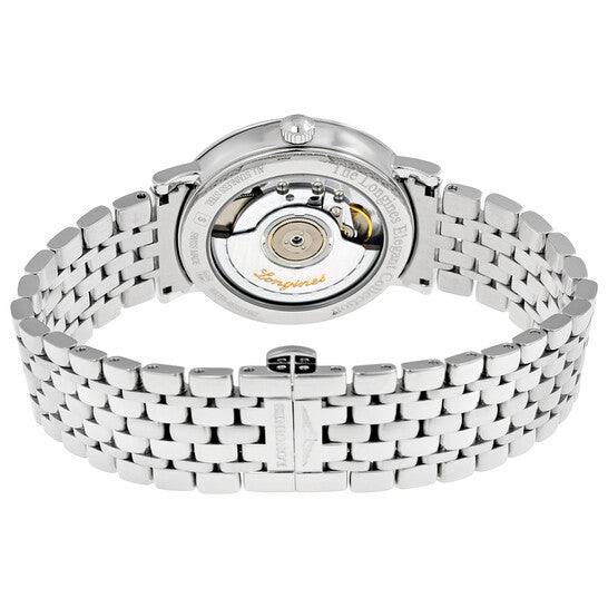 Longines Elegant White Dial Stainless Steel Automatic 37 mm Watch  Item No. L481041236