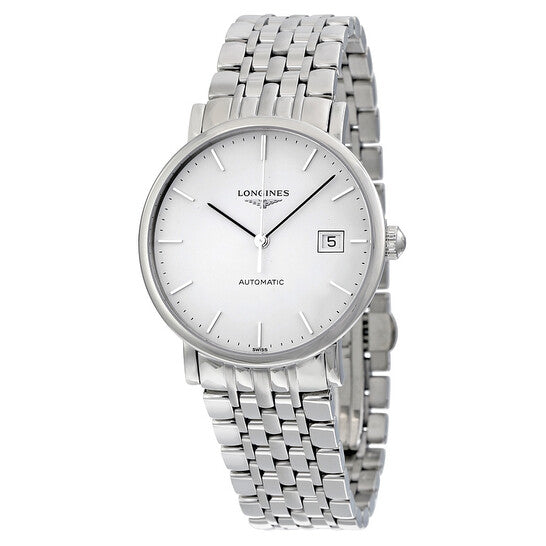 Longines Elegant White Dial Stainless Steel Automatic 37 mm Watch  Item No. L481041236