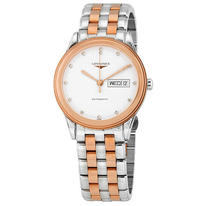 Longines Flagship Automatic Diamond White Dial Men's Watch  Item No. L48993997