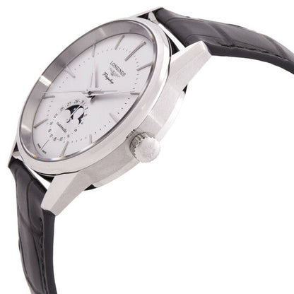 Longines Flagship Heritage Automatic Moon Phase Silver Men's Watch  Item No. L4.815.4.72.2