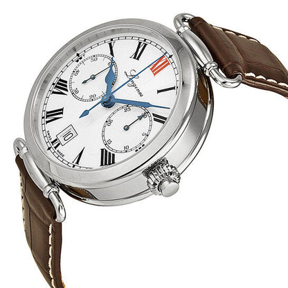 Longines Heritage White Dial Brown Leather Men's Watch  Item No. L27764213