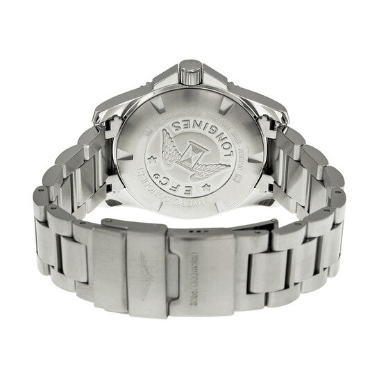 Longines Hydro Conquest White Dial Red Bezel Stainless Steel Men's Watch  Item No. L36954196