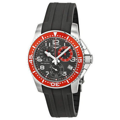 Longines HydroConquest Chronograph Black Dial Stainless Steel Men's Watch  Item No. L36904592
