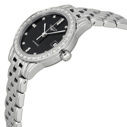 Longines La Grande Classique Automatic Diamond Black Dial Stainless Steel Ladies Watch L42740576 Item No. L4.274.0.57.6