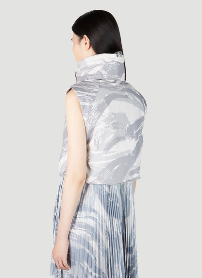 4 Moncler Hyke Women Vanilis Gilet Jacket