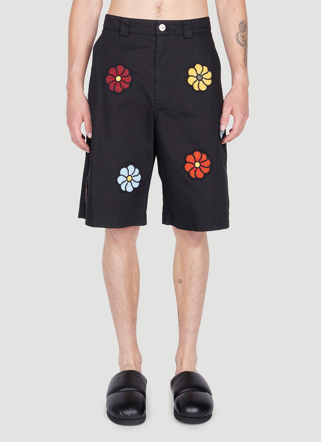 1 Moncler Jw Anderson Women Floral Bermuda Shorts
