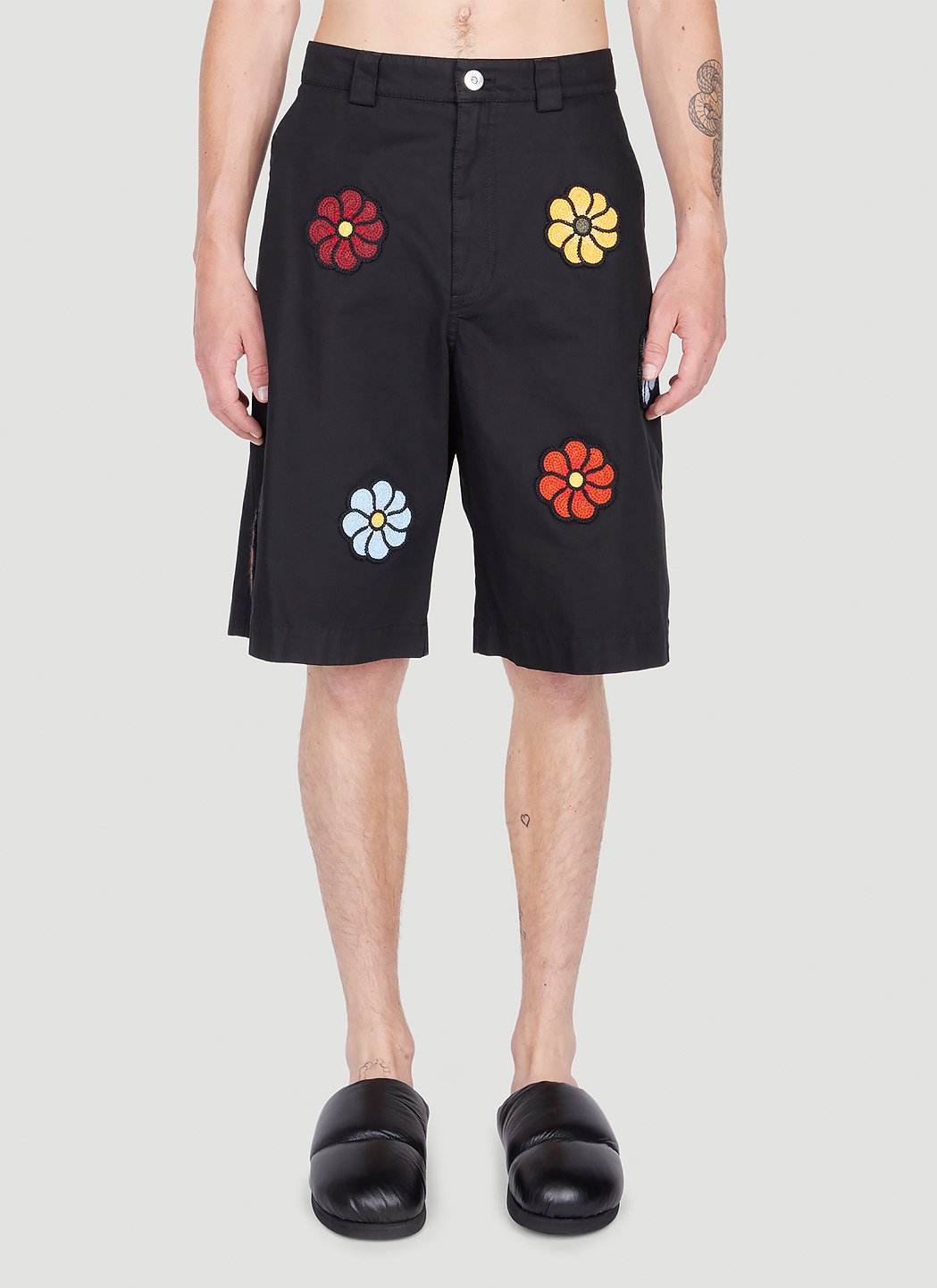 1 Moncler Jw Anderson Men Floral Bermuda Shorts