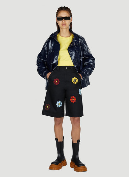 1 Moncler Jw Anderson Men Floral Bermuda Shorts