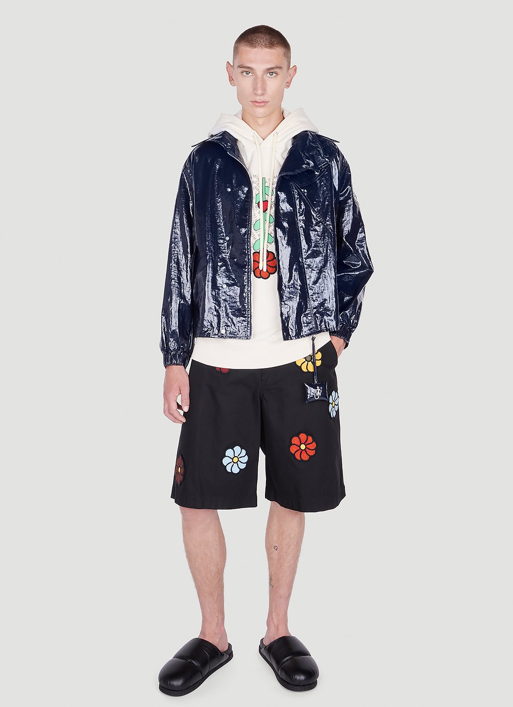 1 Moncler Jw Anderson Women Floral Bermuda Shorts