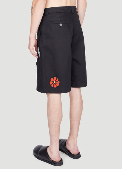 1 Moncler Jw Anderson Women Floral Bermuda Shorts