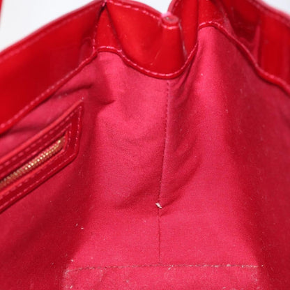 Louis Vuitton Wilshire Handbag Monogram Vernis Red Patent_Leather Handbag (Pre-Owned)