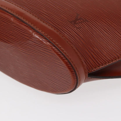 Louis Vuitton Saint Jacques Handbag Epi Leather Brown Leather Handbag (Pre-Owned)