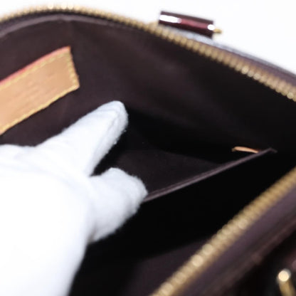 Louis Vuitton Alma Handbag Monogram Vernis Purple Patent_Leather Handbag (Pre-Owned)