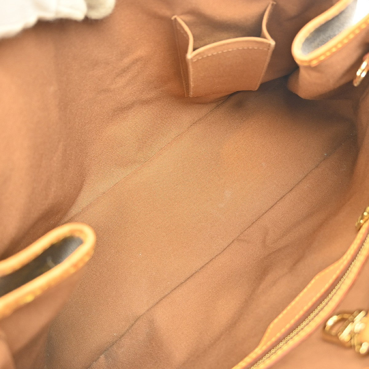 Louis Vuitton Batignolles Handbag Monogram Canvas Brown Canvas Tote Bag Bag (Pre-Owned)