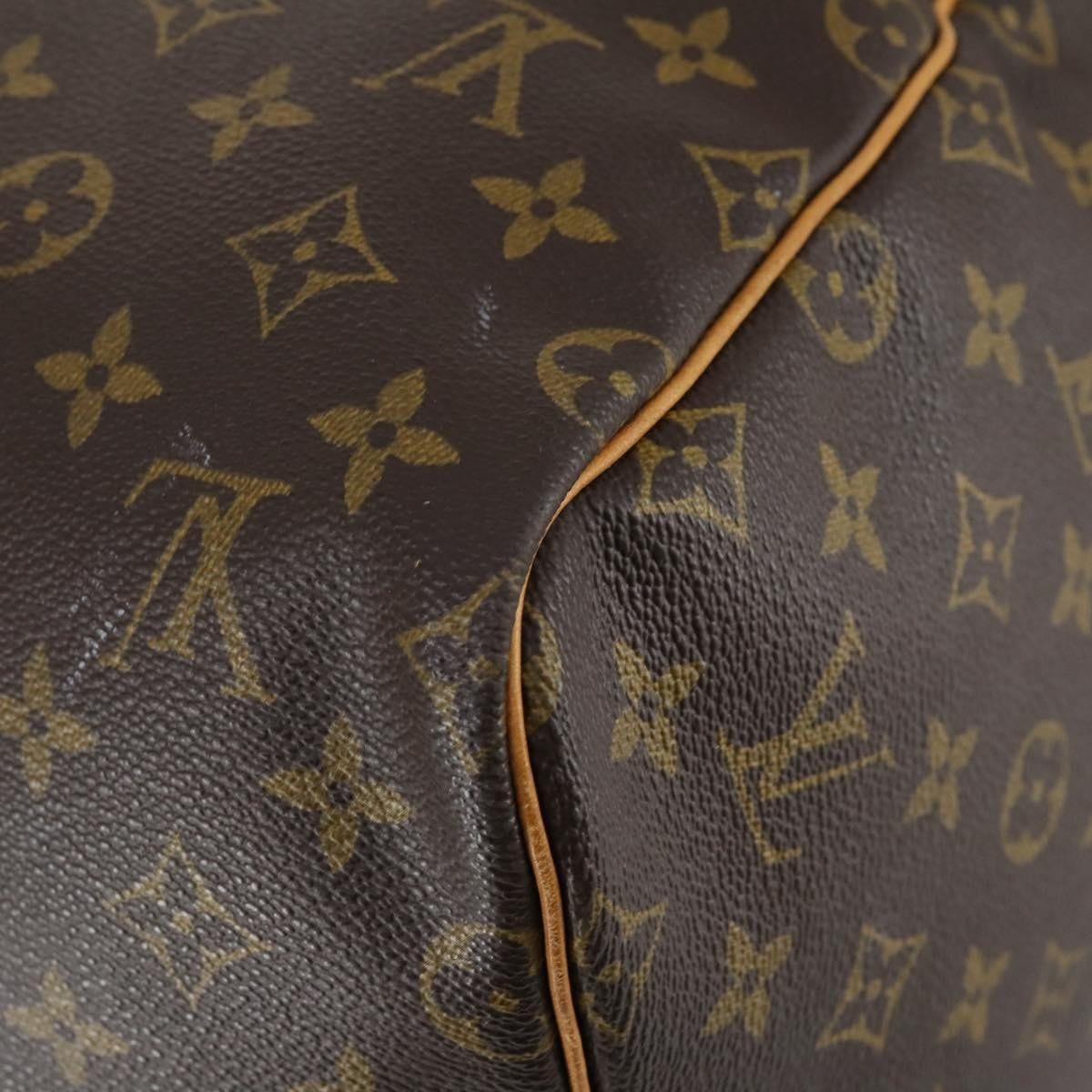Louis Vuitton Keepall Bag Monogram Canvas Brown Canvas Travel Bag Bag (Pre-Owned)