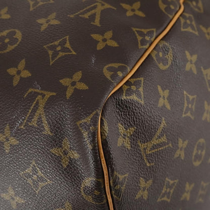 Louis Vuitton Keepall Bag Monogram Canvas Brown Canvas Travel Bag Bag (Pre-Owned)