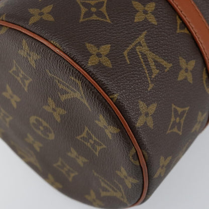 Louis Vuitton Papillon Handbag Monogram Canvas Brown Canvas Shoulder Bag Bag (Pre-Owned)