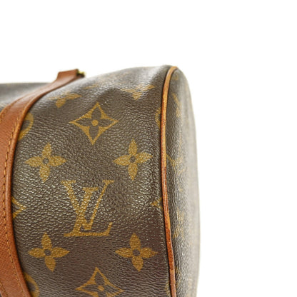 Louis Vuitton Papillon Handbag Monogram Canvas Brown Canvas Handbag (Pre-Owned)