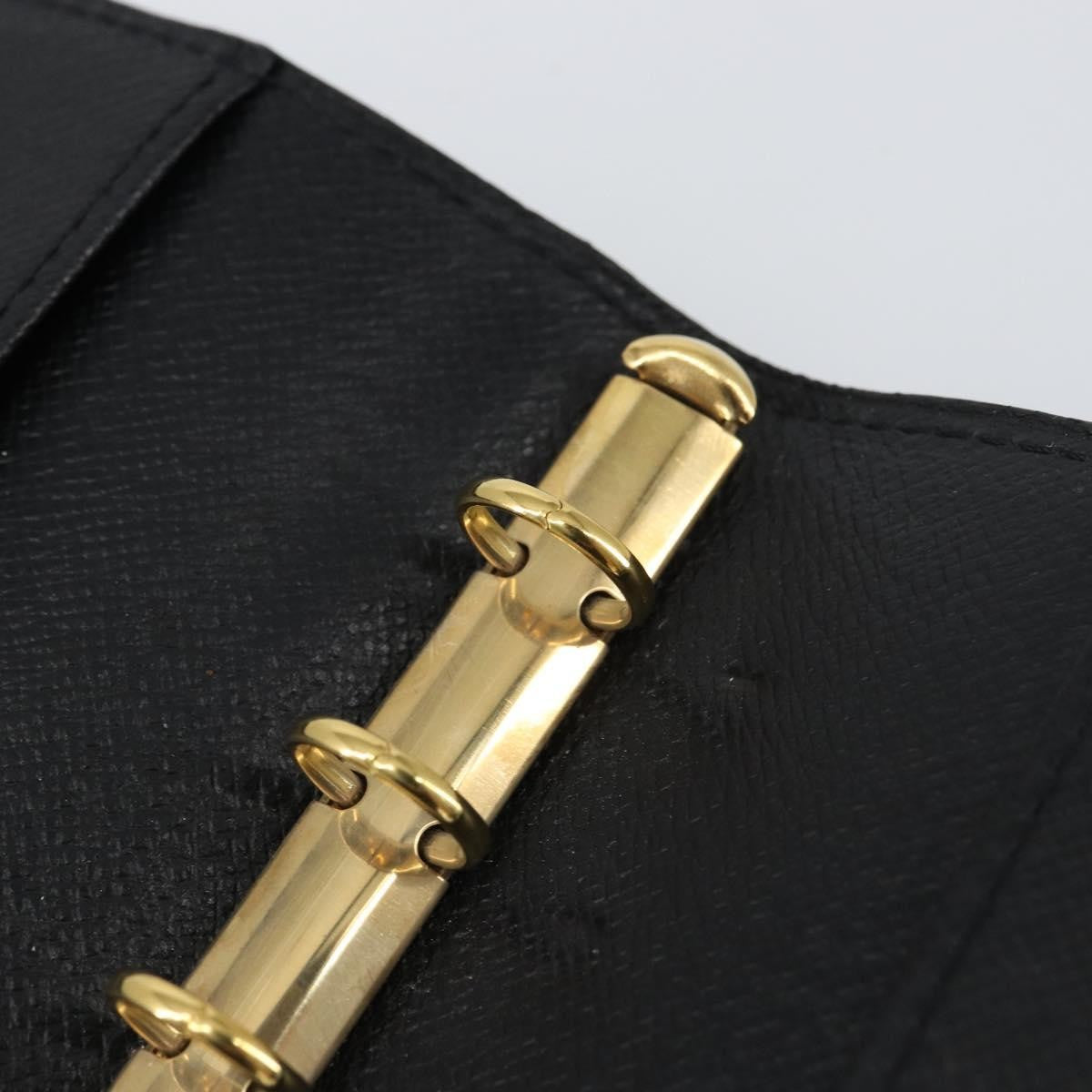 Louis Vuitton Agenda Cover Epi Leather Black Leather Wallets Accessory (Pre-Owned)