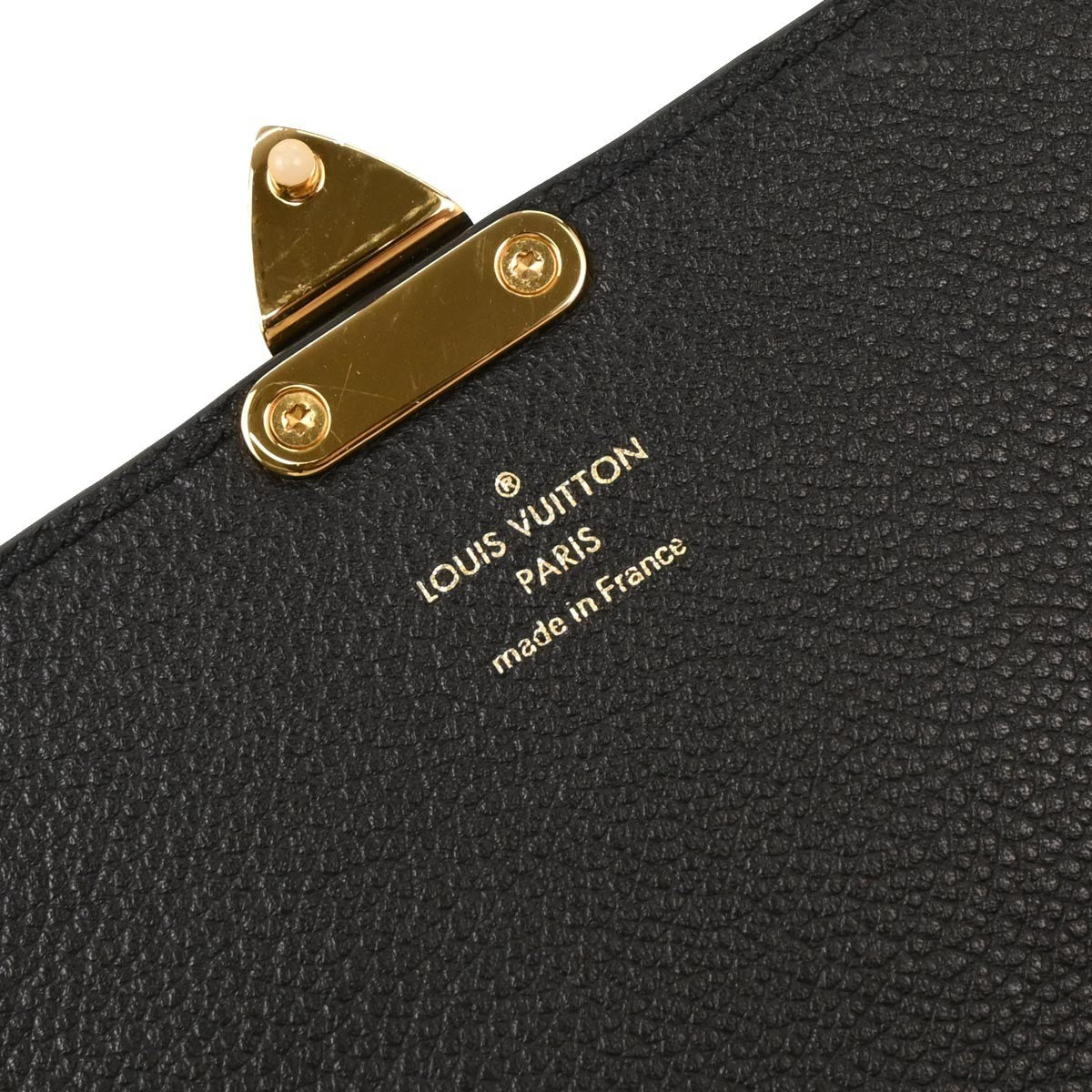 Louis Vuitton Fascinante Handbag Monogram Empreinte Leather Black Leather Shoulder Bag Bag (Pre-Owned)