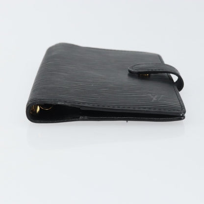 Louis Vuitton Agenda Cover Epi Leather Black Leather Wallets Accessory (Pre-Owned)