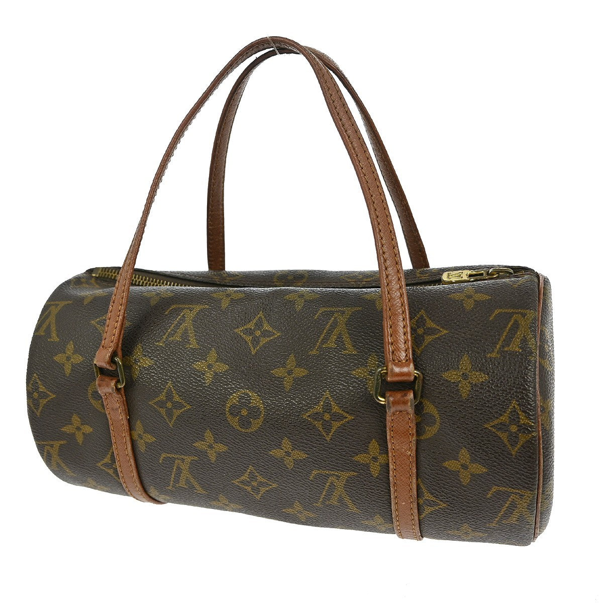 Louis Vuitton Papillon Handbag Monogram Canvas Brown Canvas Handbag (Pre-Owned)