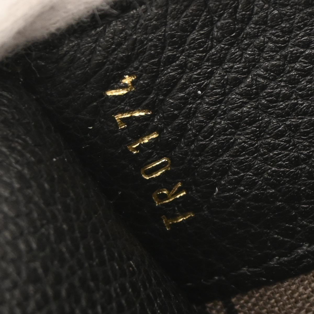 Louis Vuitton Fascinante Handbag Monogram Empreinte Leather Black Leather Shoulder Bag Bag (Pre-Owned)