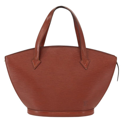 Louis Vuitton Saint Jacques Handbag Epi Leather Brown Leather Handbag (Pre-Owned)