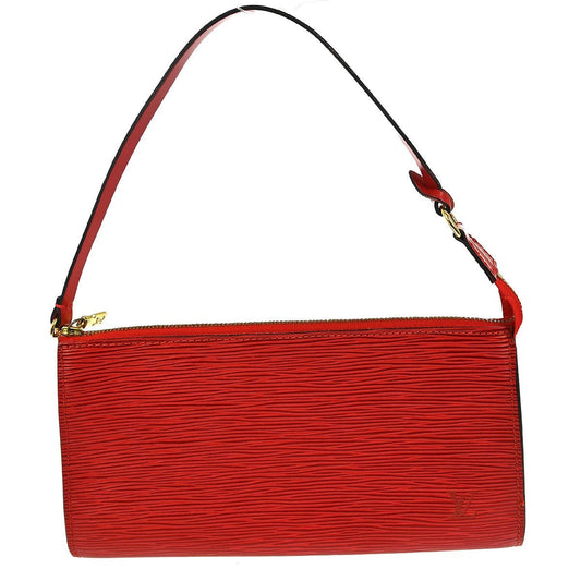 Louis Vuitton Pochette Accessoires Epi Leather Red Leather Clutche & Pouche Bag (Pre-Owned)