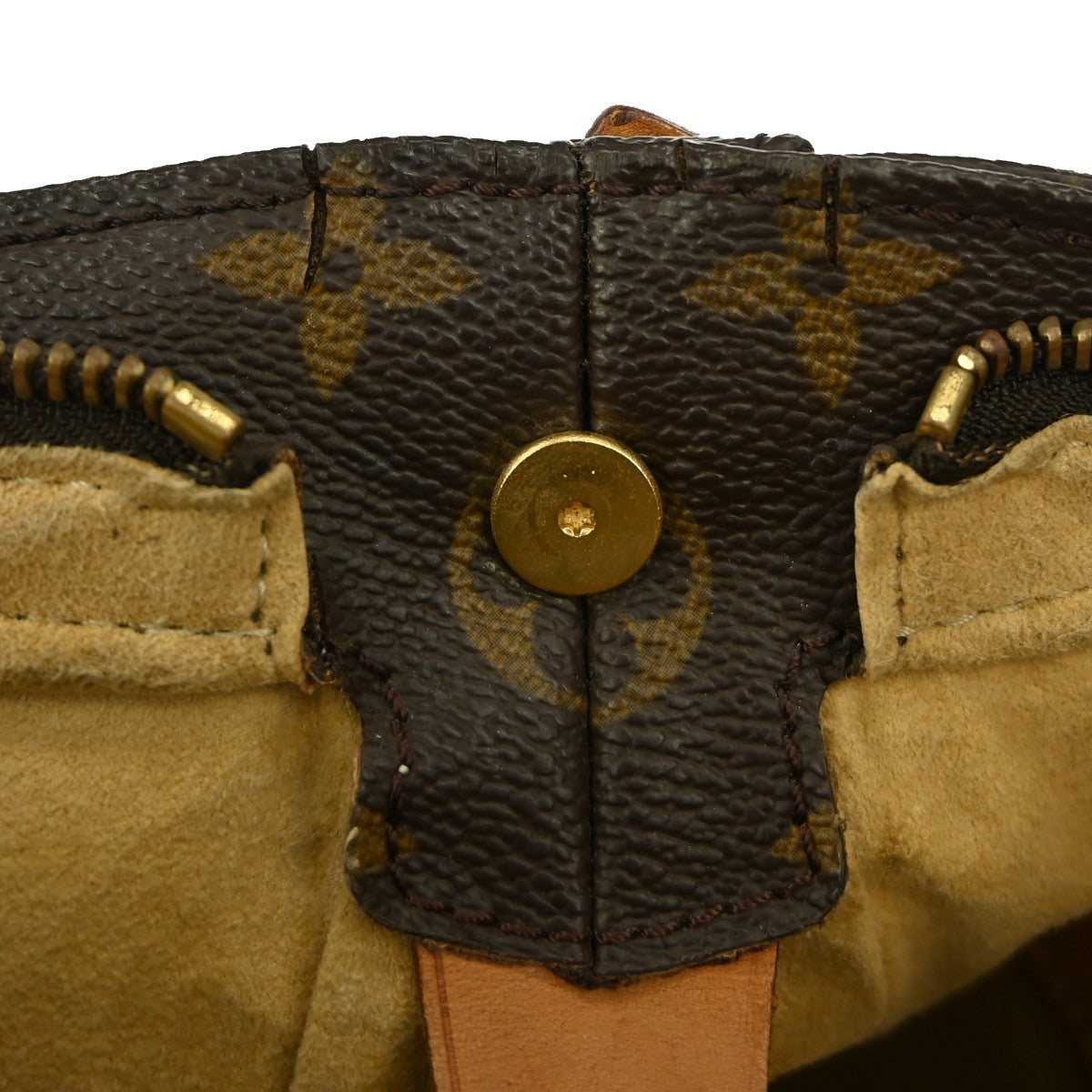 Louis Vuitton Looping Handbag Monogram Canvas Brown Canvas Handbag (Pre-Owned)