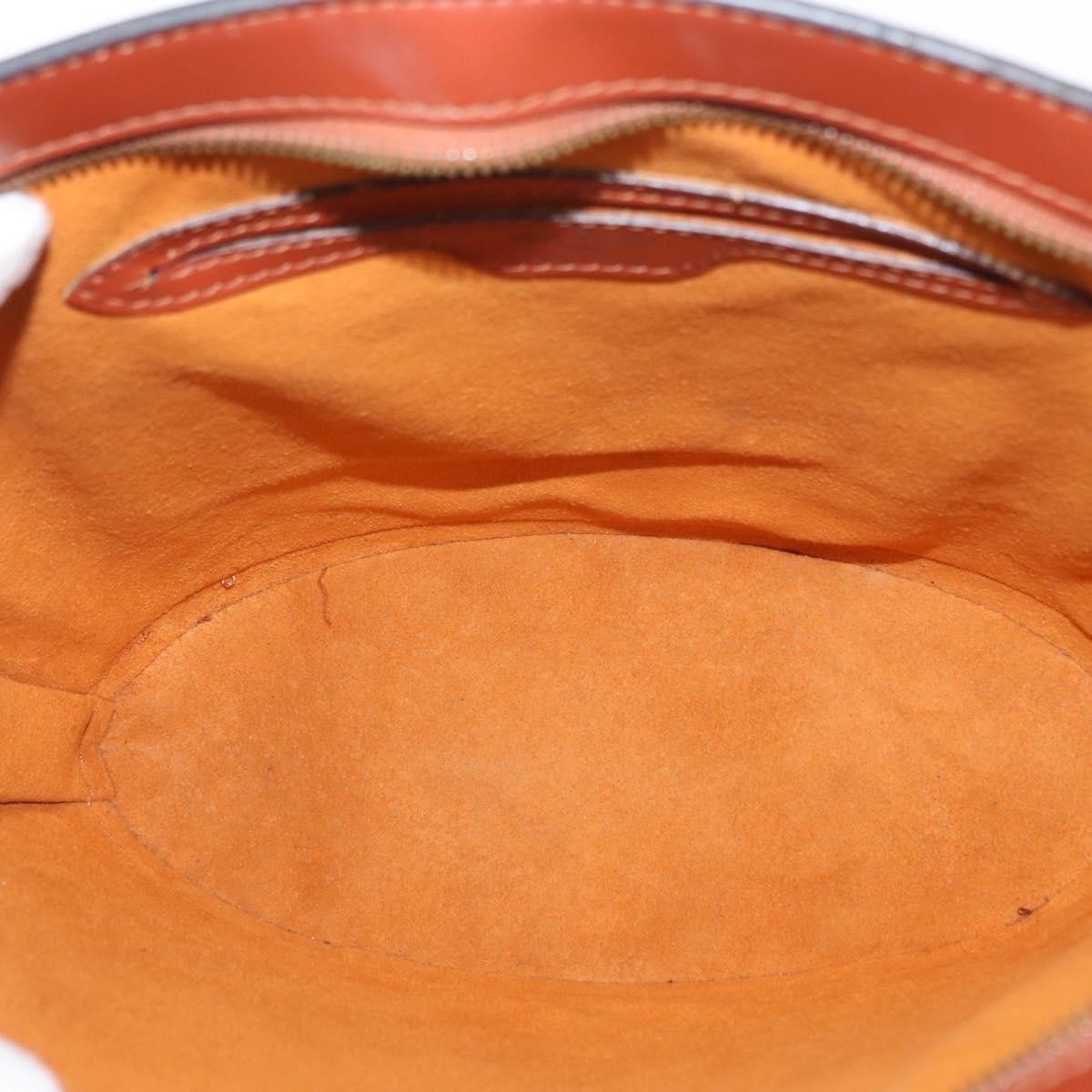 Louis Vuitton Saint Jacques Handbag Epi Leather Brown Leather Handbag (Pre-Owned)