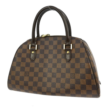 Louis Vuitton Ribera Handbag Damier Brown Canvas Handbag (Pre-Owned)