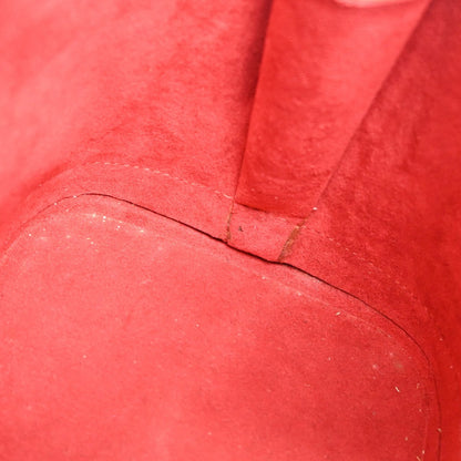 Louis Vuitton Alma Handbag Epi Leather Red Leather Handbag (Pre-Owned)