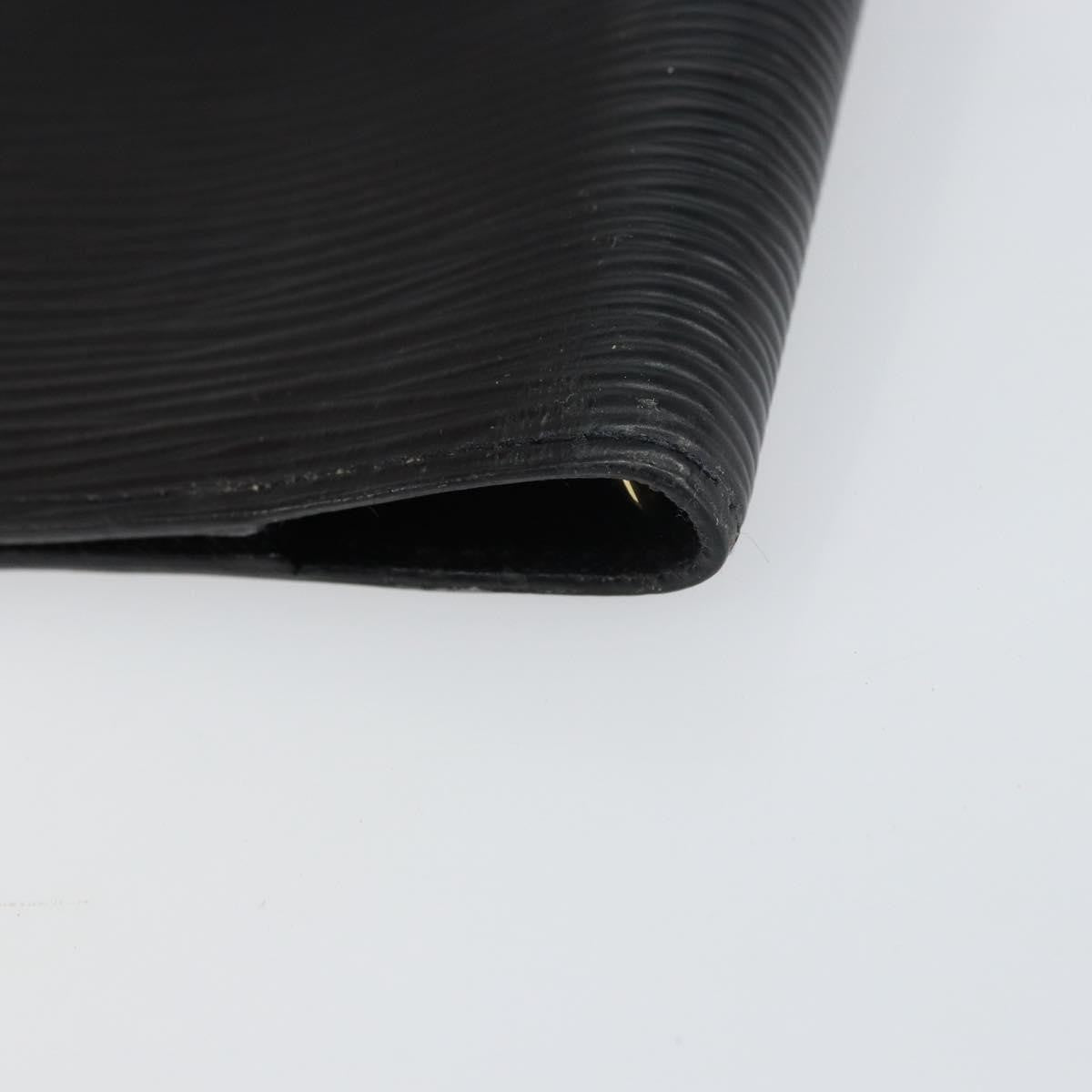 Louis Vuitton Agenda Cover Epi Leather Black Leather Wallets Accessory (Pre-Owned)
