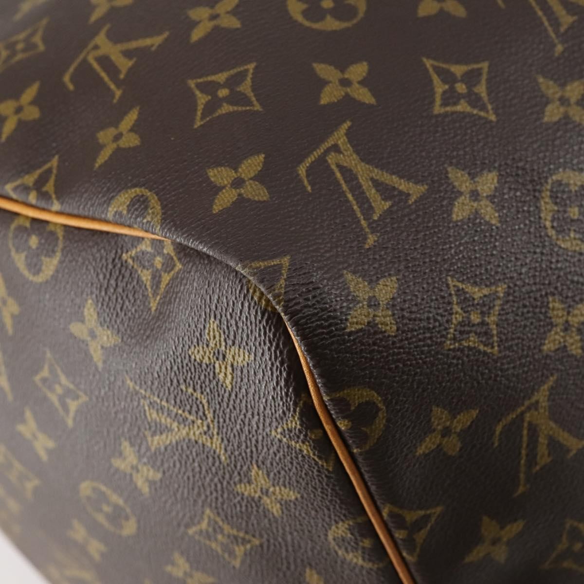 Louis Vuitton Keepall Bag Monogram Canvas Brown Canvas Travel Bag Bag (Pre-Owned)