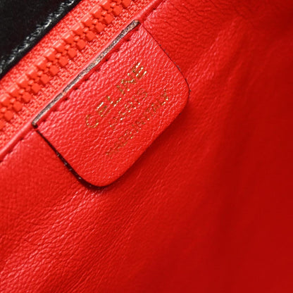 Celine Vintage Shoulder Bag Leather Black Leather Shoulder Bag Bag (Pre-Owned)