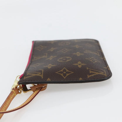 Louis Vuitton Neverfull Pochette Monogram Canvas Brown Canvas Clutche & Pouche Bag (Pre-Owned)
