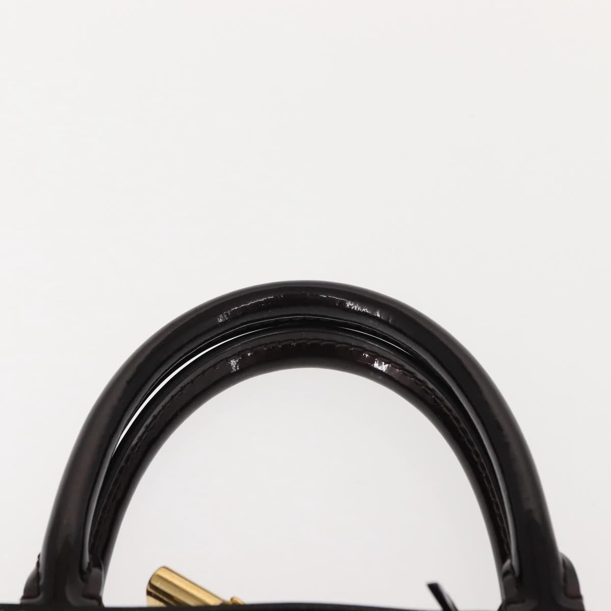 Louis Vuitton Alma Handbag Monogram Vernis Purple Patent_Leather Handbag (Pre-Owned)