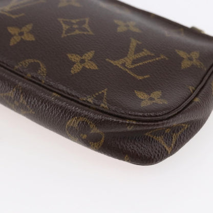 Louis Vuitton Pochette Accessoires Limited Edition Christmas Animation Monogram Canvas Brown Canvas Clutche & Pouche Bag (Pre-Owned)