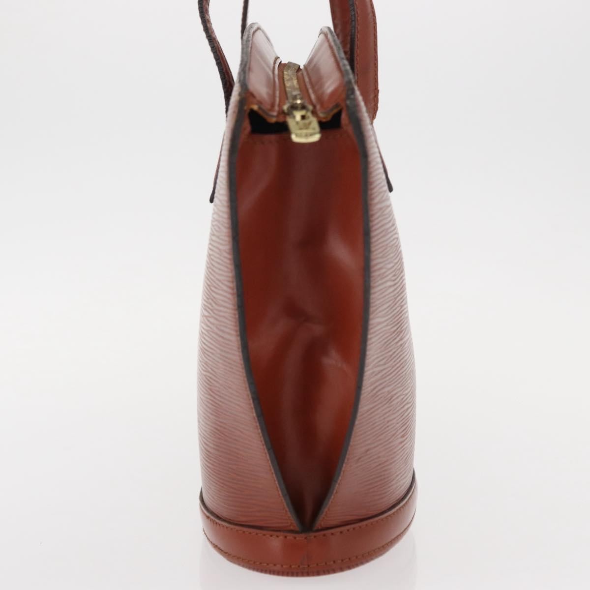 Louis Vuitton Saint Jacques Handbag Epi Leather Brown Leather Handbag (Pre-Owned)