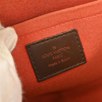 Louis Vuitton Ribera Handbag Damier Brown Canvas Handbag (Pre-Owned)