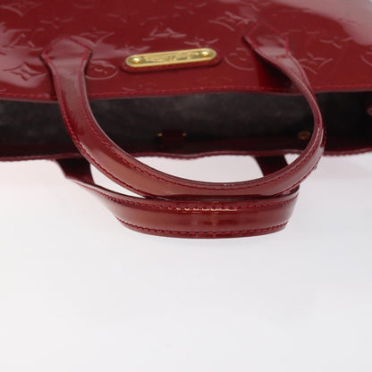 Louis Vuitton Wilshire Handbag Monogram Vernis Red Patent_Leather Handbag (Pre-Owned)